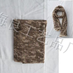 Tactical Net Scarf – Multicam Brown Camo Keffiyeh (52×52in)