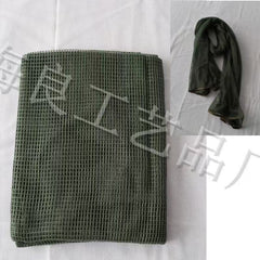 Tactical Net Scarf – Olive Green Open-Weave Keffiyeh (52×52in)