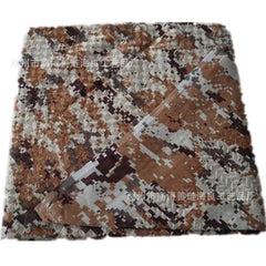 Islamic Prayer Scarf – Red & Orange Digital Camo Shawl