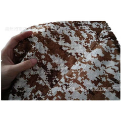 Islamic Prayer Scarf – Red & Orange Digital Camo Shawl
